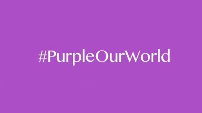 #PurpleOurWorld